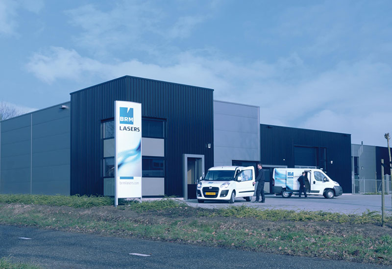 Foto van het bedrijfspand van BRM Lasers in Winterswijk.