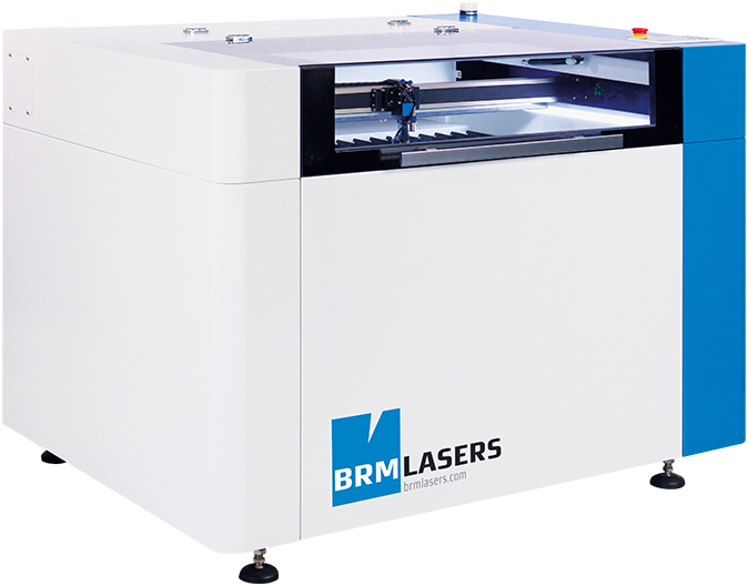Zij aanzicht BRM Pro 900 lasermachine.